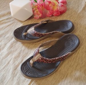 CROCS flip flops Size 9